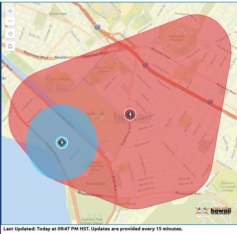 POWER OUTAGE - Oahu | SSH Search