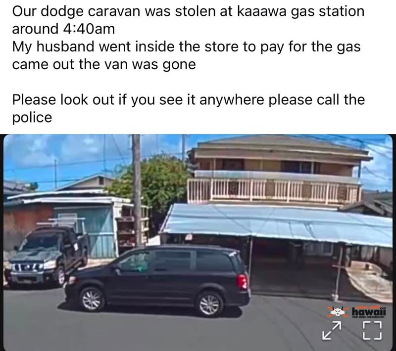 VEHICLE THEFT - Oahu | SSH Search