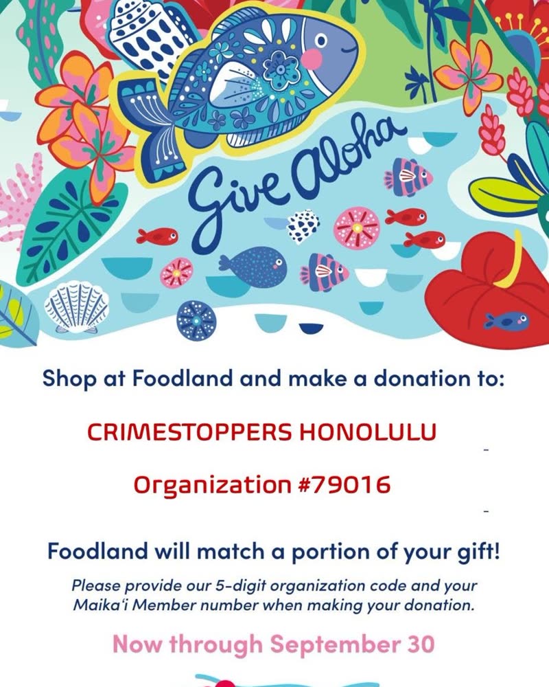 CRIMESTOPPERS - Oahu | SSH Search