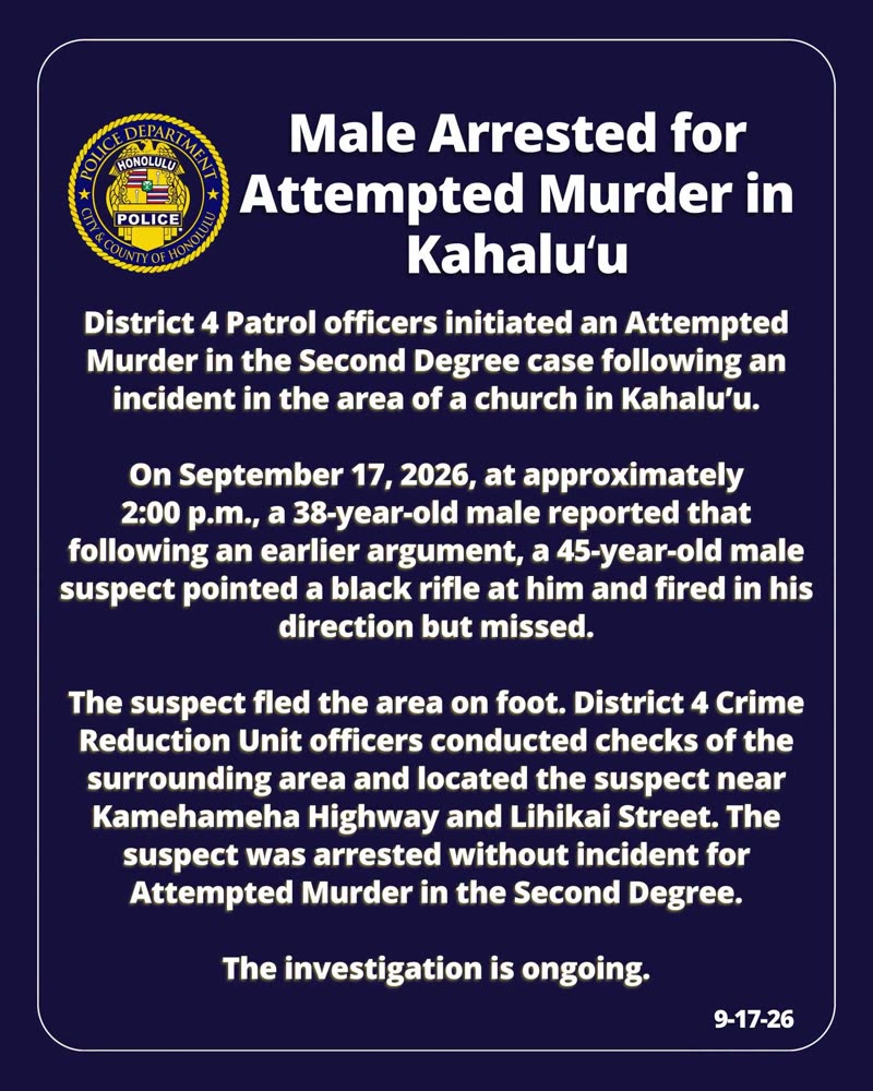 HPD OFFICIAL - Oahu | SSH Search