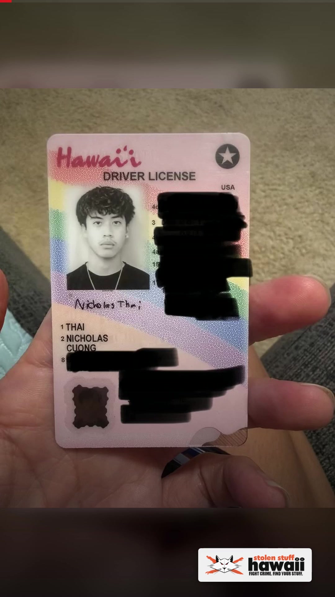 FOUND ITEM - Hawaii Kai Koko Marin | SSH Search