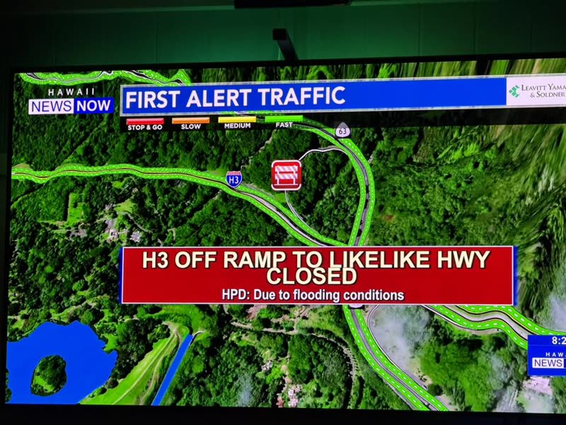 WEATHER ALERT - Likelike Highway | SSH Search