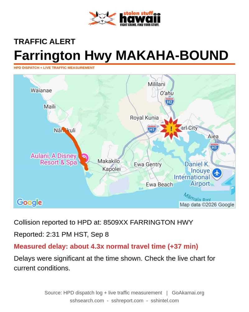 TRAFFIC INCIDENT - 8509XX FARRINGTON HWY | SSH Search