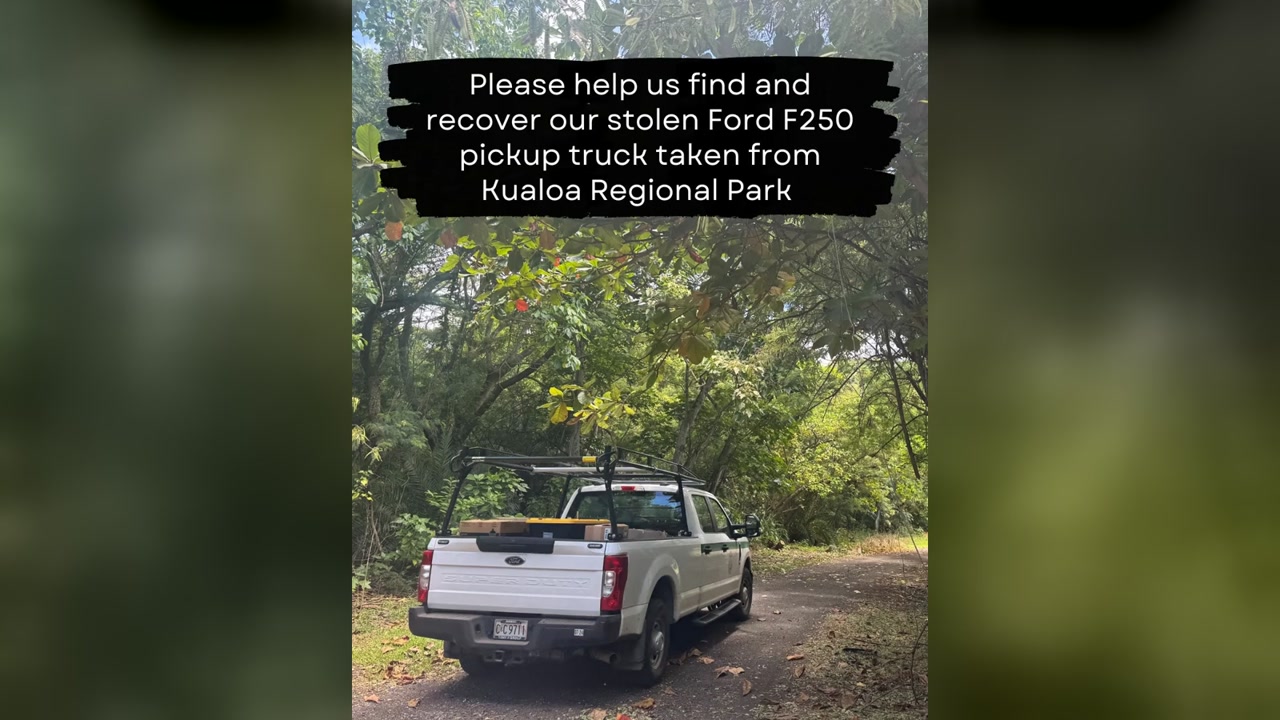 VEHICLE THEFT - Kualoa Regional Park | SSH Search
