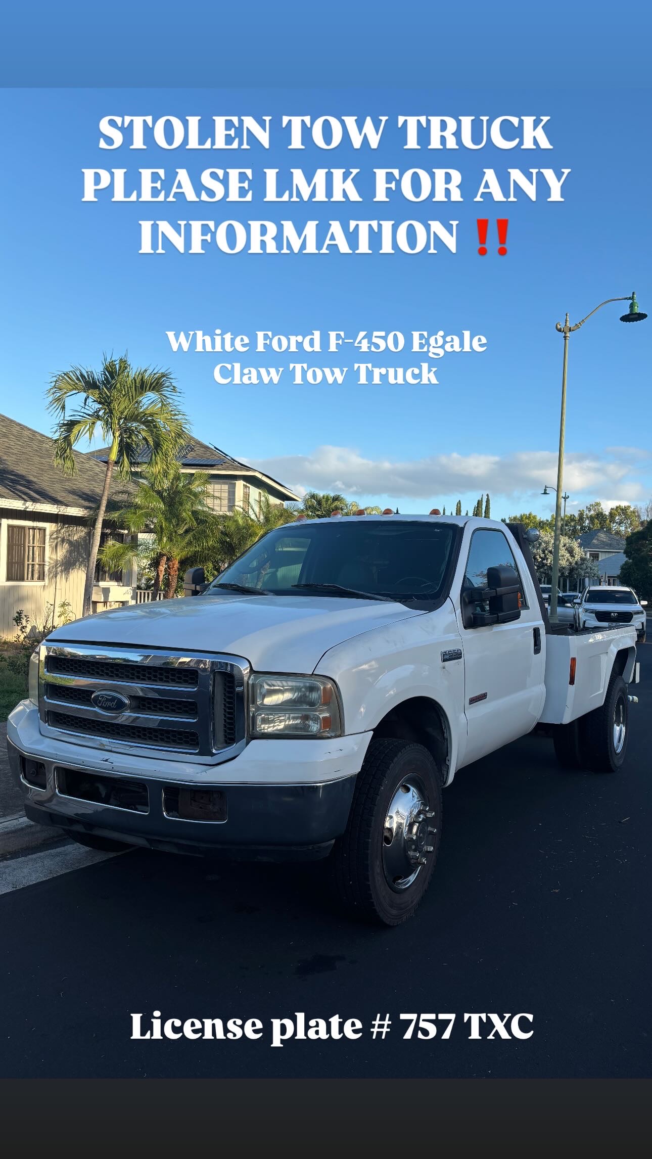 VEHICLE THEFT - Unknown | Stolen Stuff Hawaii
