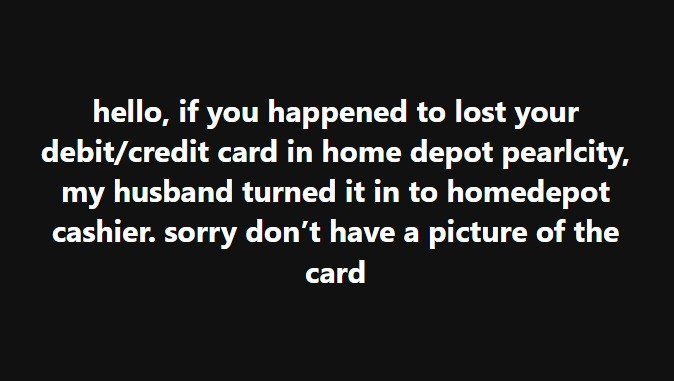 FOUND ITEM - Oahu | Stolen Stuff Hawaii