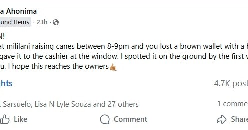 FOUND ITEM - Oahu | Stolen Stuff Hawaii