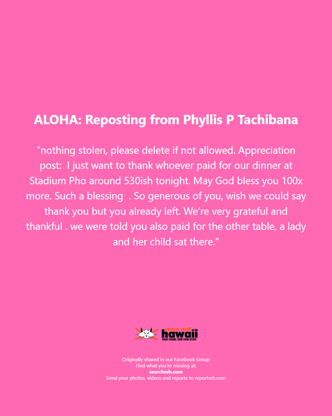 ALOHA - Oahu | Stolen Stuff Hawaii