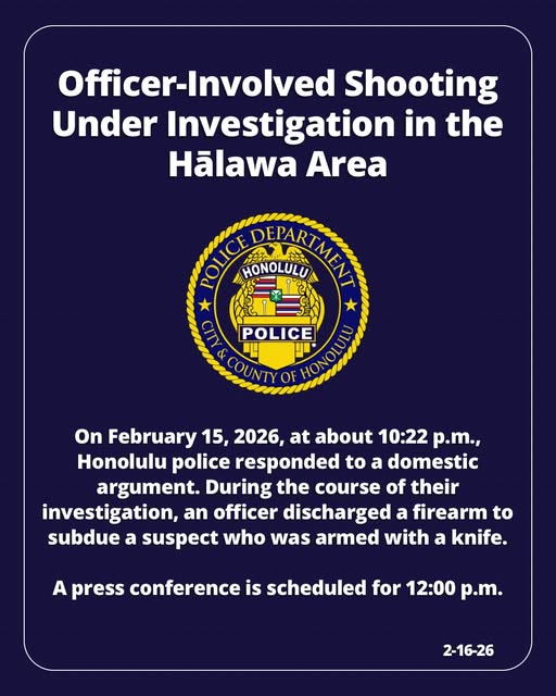 OFFICER-INVOLVED SHOOTING - Oahu | Stolen Stuff Hawaii
