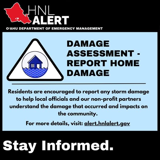 WEATHER ALERT - Oahu | Stolen Stuff Hawaii