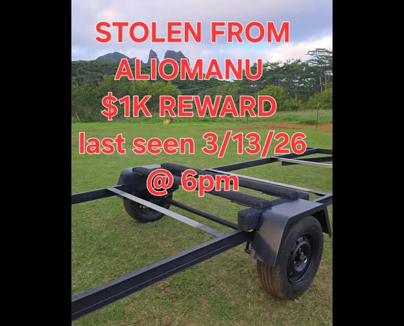 THEFT - Hawaii | Stolen Stuff Hawaii