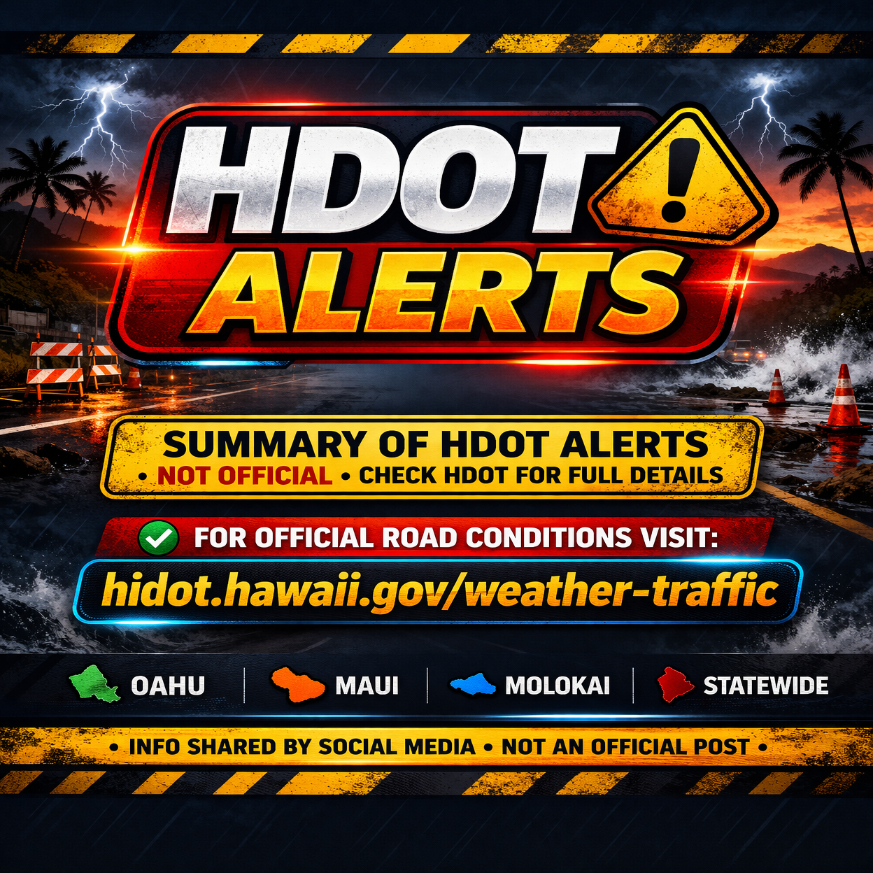 TRAFFIC - Oahu | Stolen Stuff Hawaii