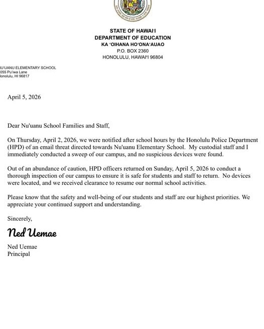 BOMB THREAT - Oahu | Stolen Stuff Hawaii