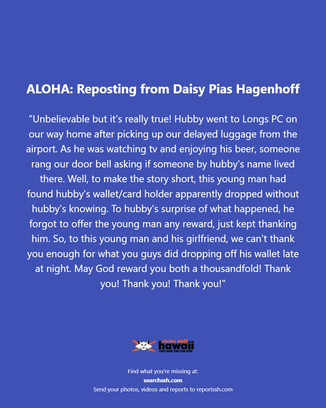ALOHA - Oahu | Stolen Stuff Hawaii