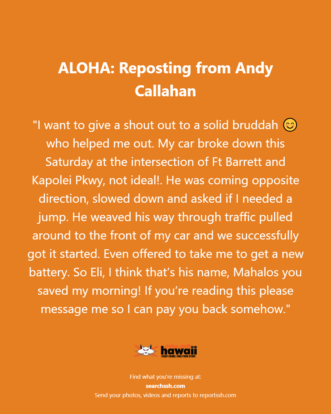 ALOHA - Oahu | Stolen Stuff Hawaii
