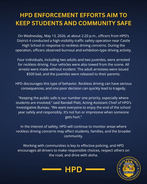 HPD OFFICIAL - Oahu | Stolen Stuff Hawaii