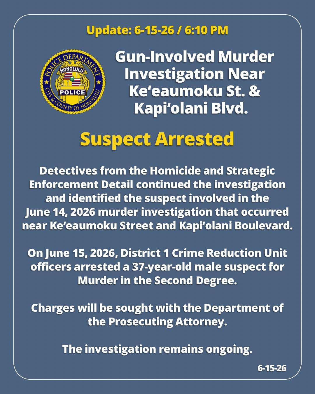 HPD OFFICIAL - Oahu | Stolen Stuff Hawaii