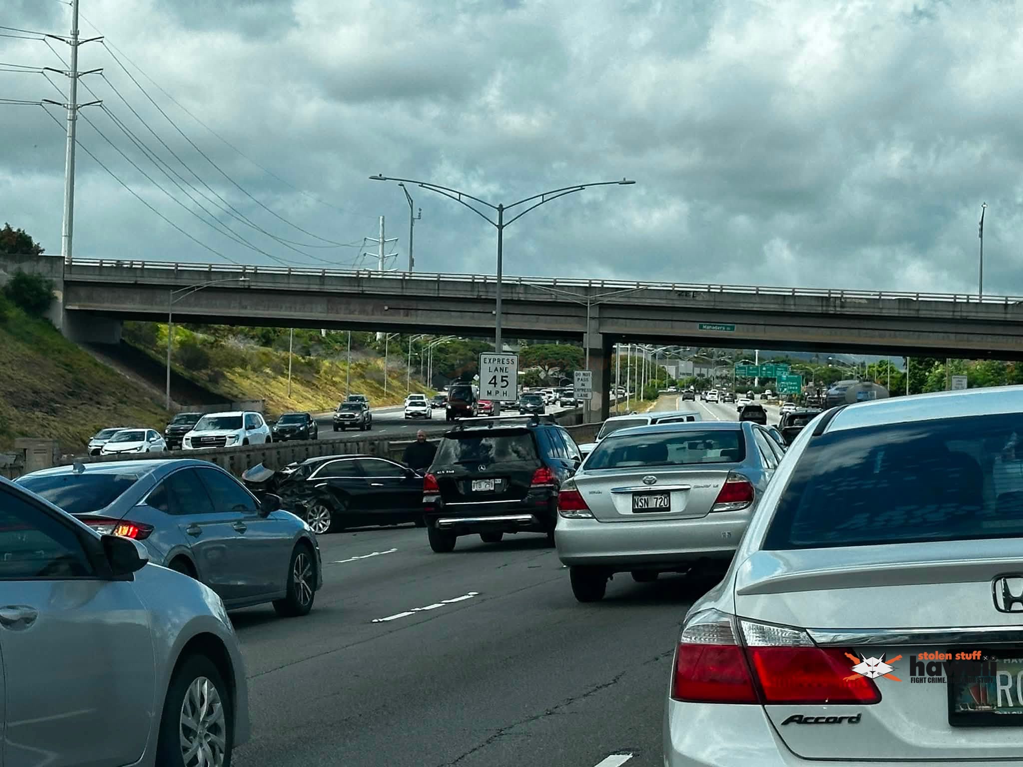 TRAFFIC INCIDENT - Oahu | Stolen Stuff Hawaii