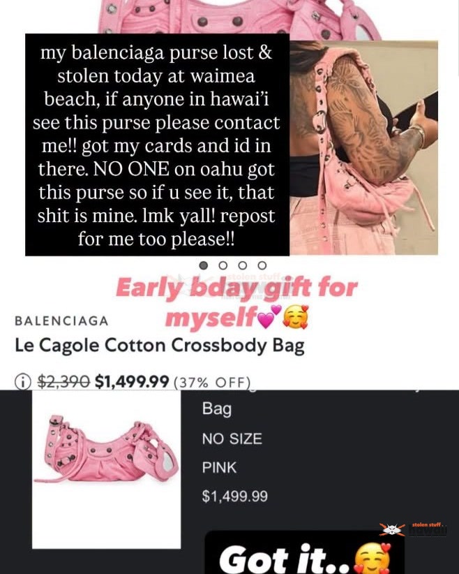 THEFT - Oahu | Stolen Stuff Hawaii