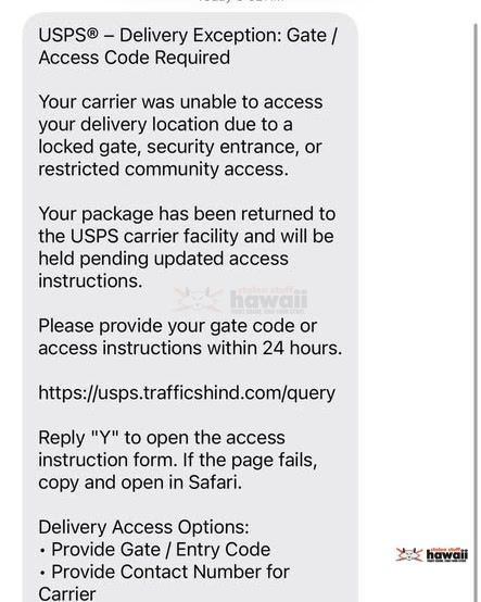 SCAM - Unknown | Stolen Stuff Hawaii
