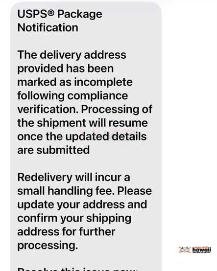 SCAM - Unknown | Stolen Stuff Hawaii