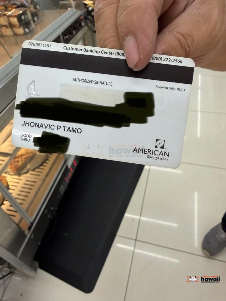 FOUND ITEM - Waipahu | SSH Search