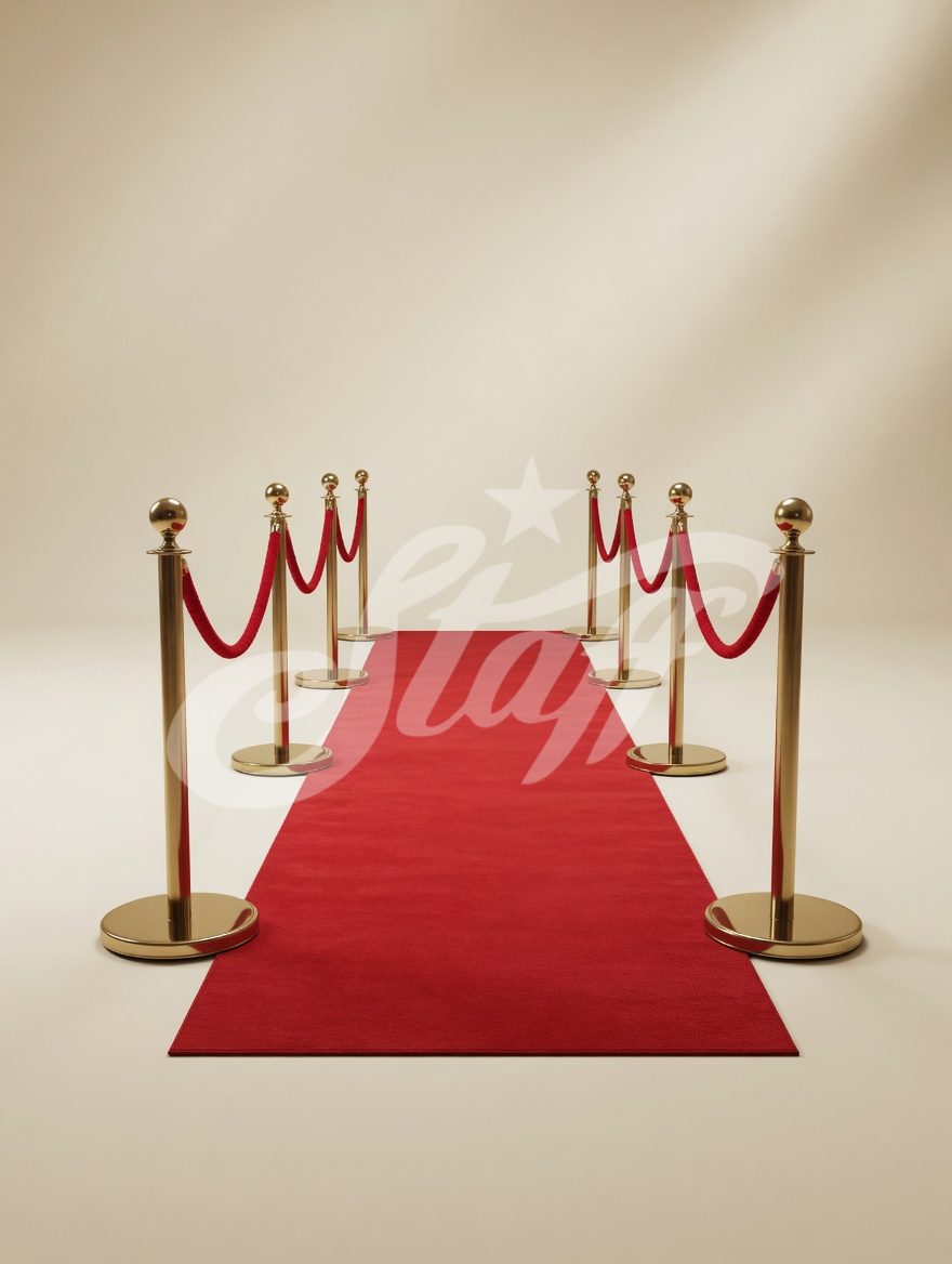 Conjunto Alfombra Roja con Postes