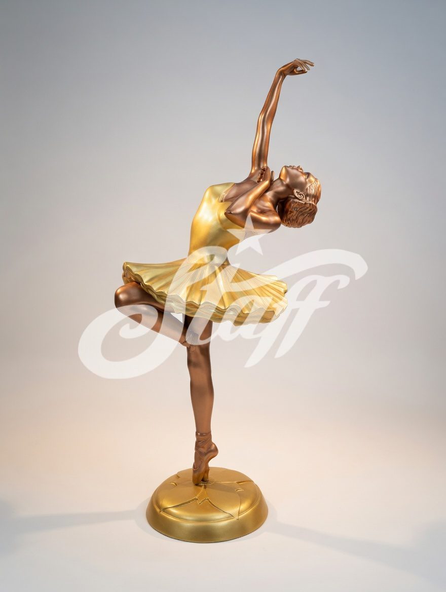 Bailarina Dorada Art Déco