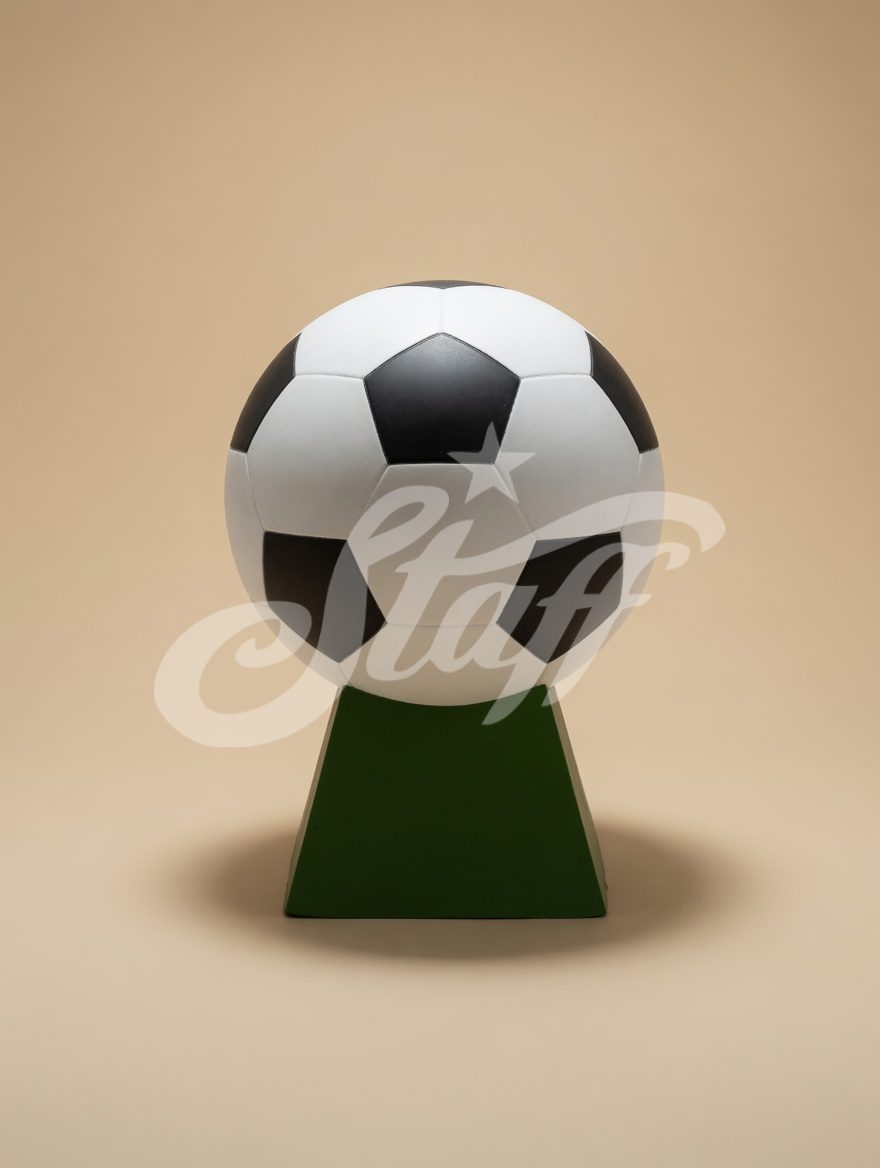 Balón de Fútbol con Pedestal