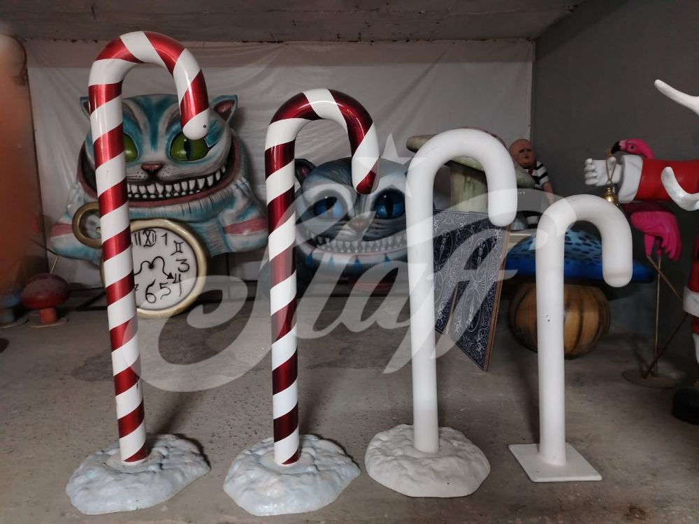Bastones Dulces Navideños Decorativos