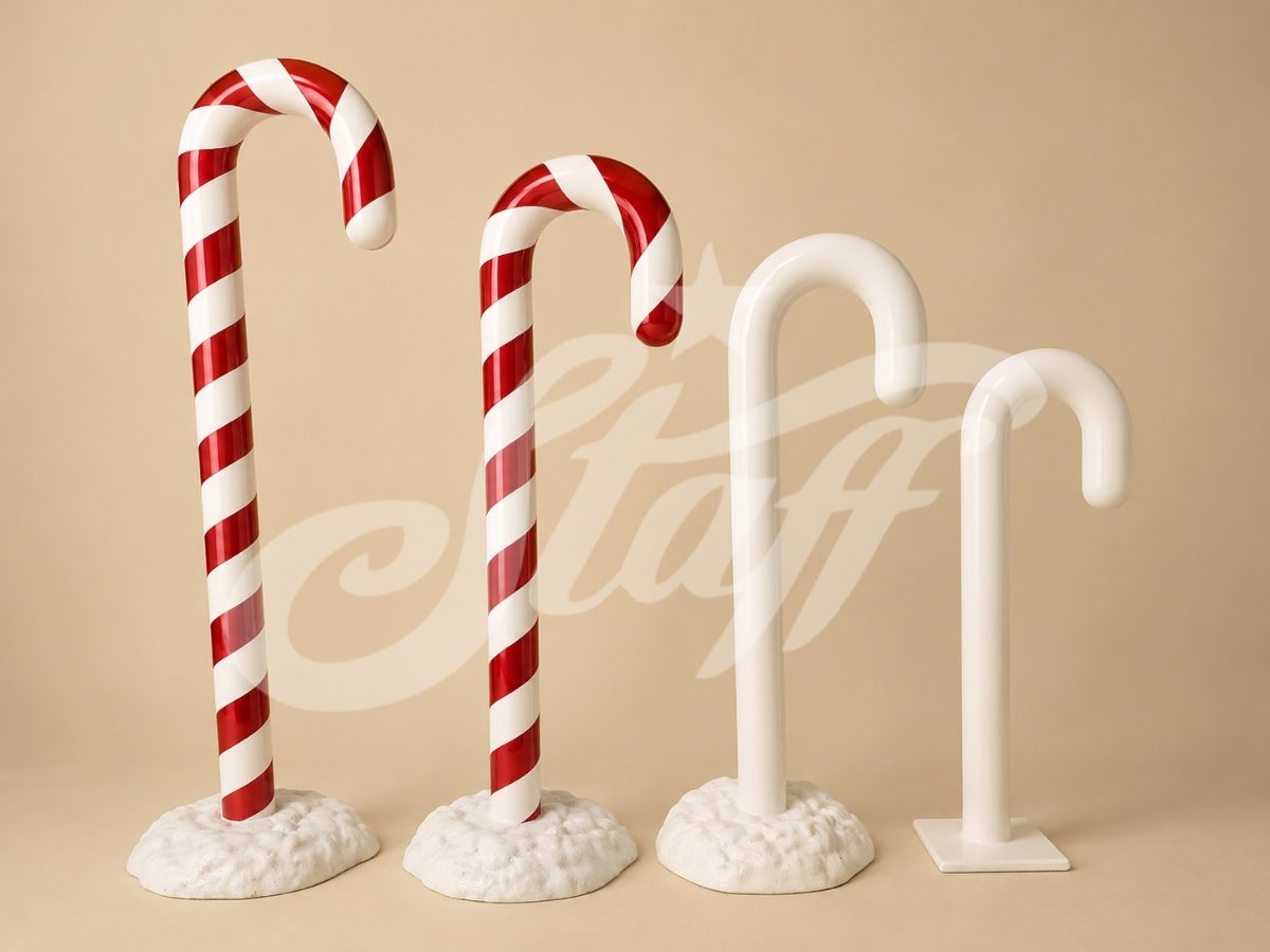 Bastones Dulces Navideños Decorativos