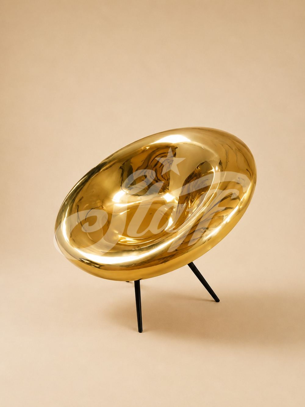 Silla Bowl Dorada