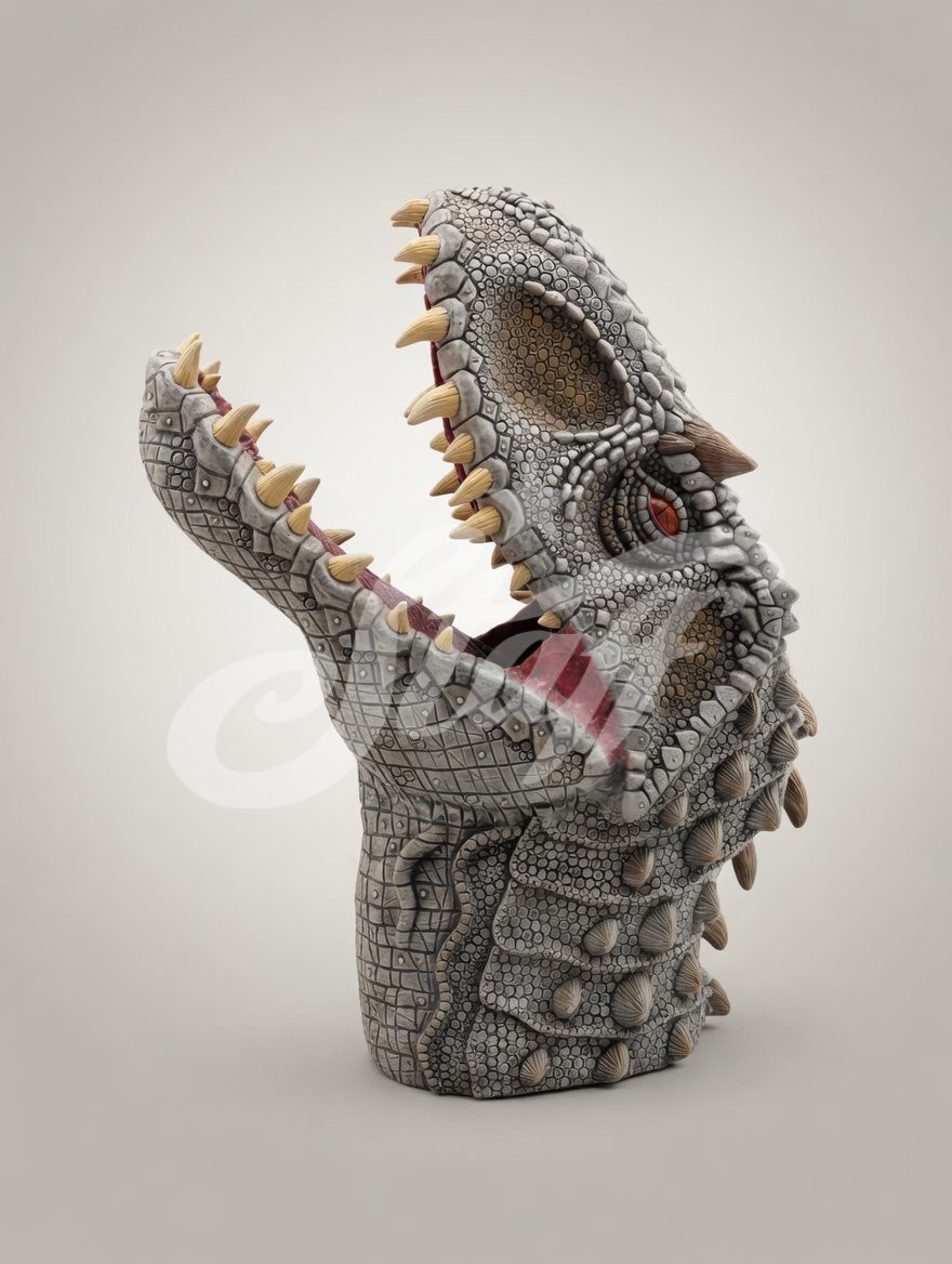 Cabeza de Dinosaurio Articulada