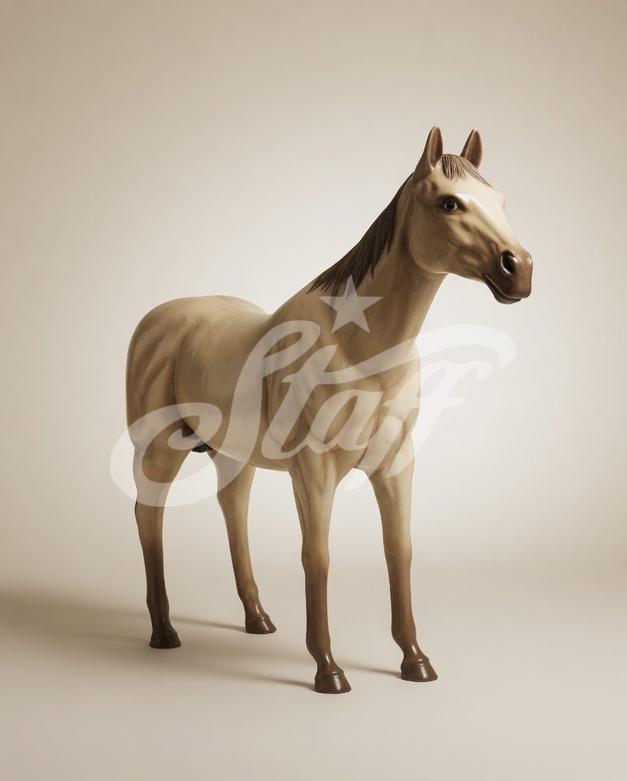 Caballo Decorativo Elegante Beige