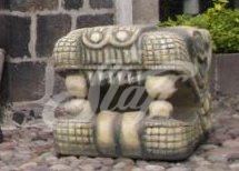 Cabeza de kukulcan maya