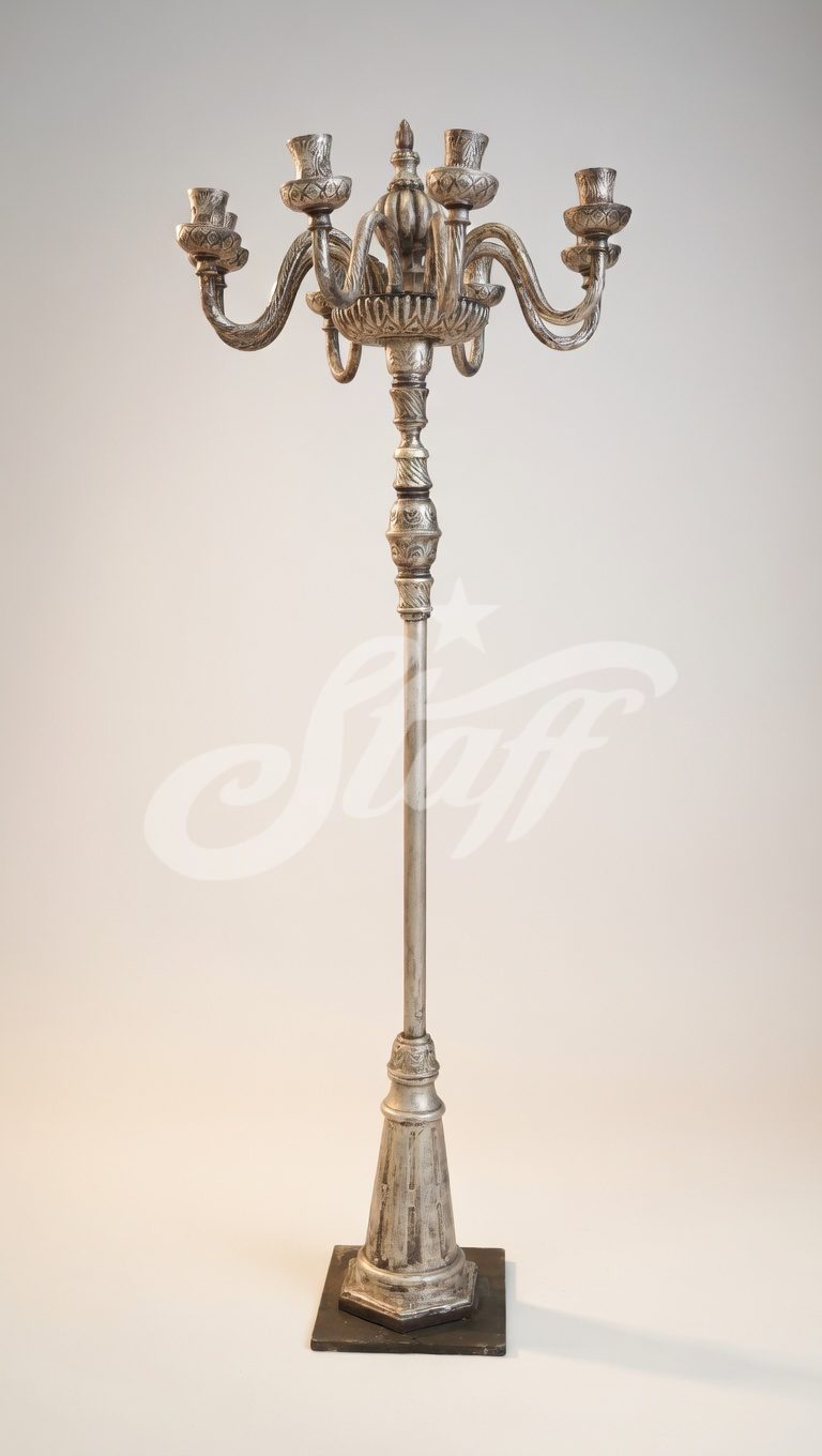 Candelabro de Pie Clásico Dorado