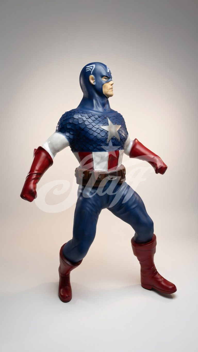 Figura Capitán América Escala Gigante