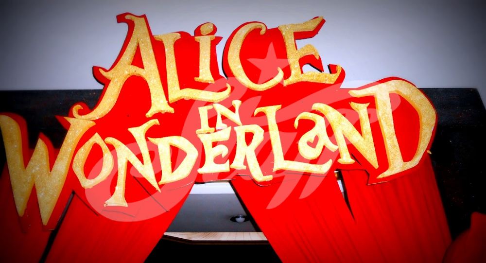  Letras 3D Alicia en el País de las Maravillas
