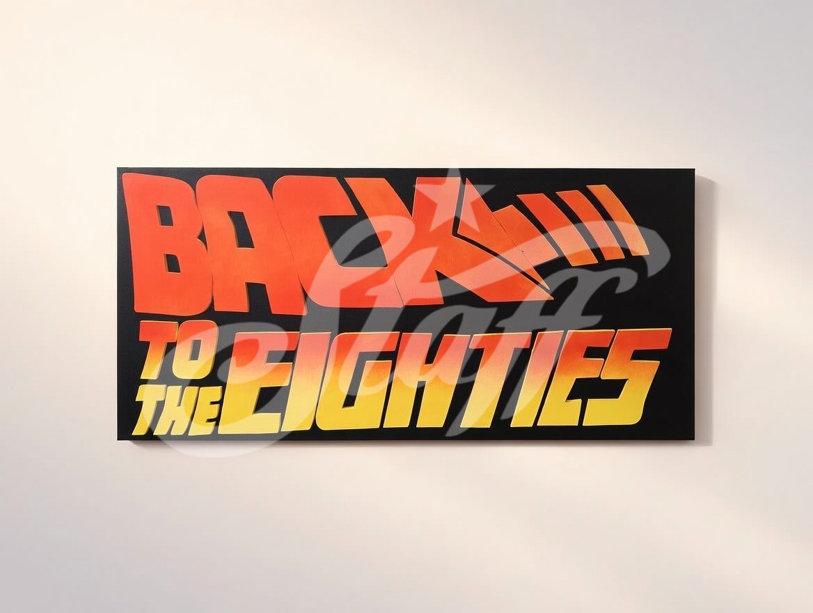 Cartel Volumétrico Back to the Eighties