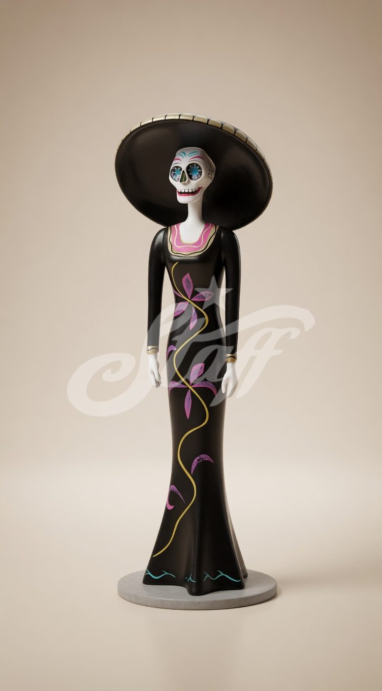 Catrina Elegante con Sombrero