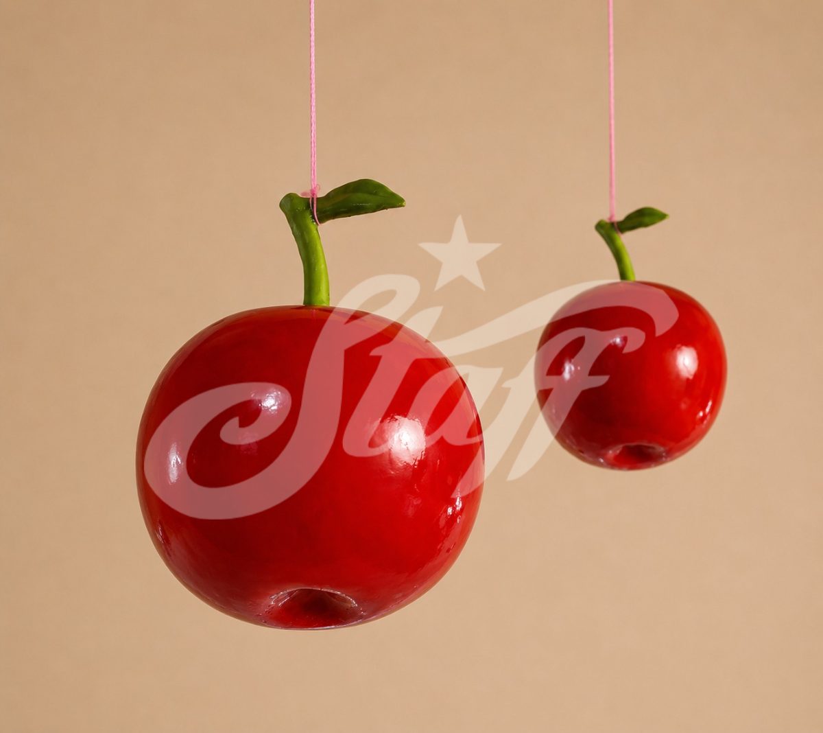 Cerezas Decorativas Colgantes