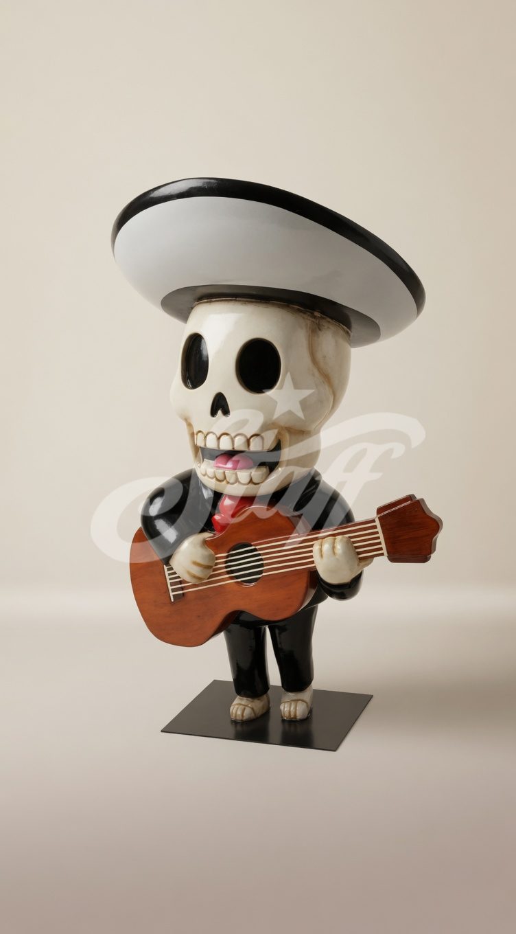 Calavera Charro Músico
