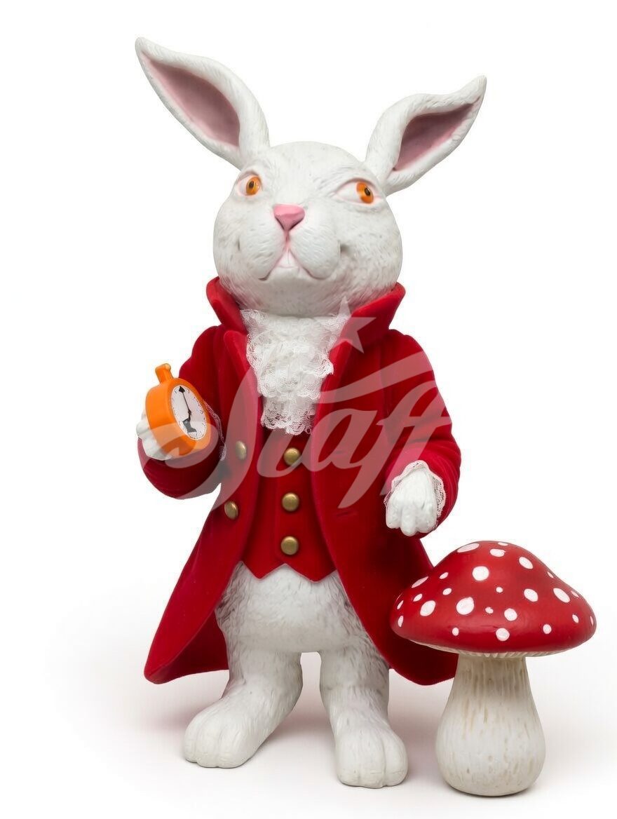 Conejo Blanco Sombrerero Alicia
