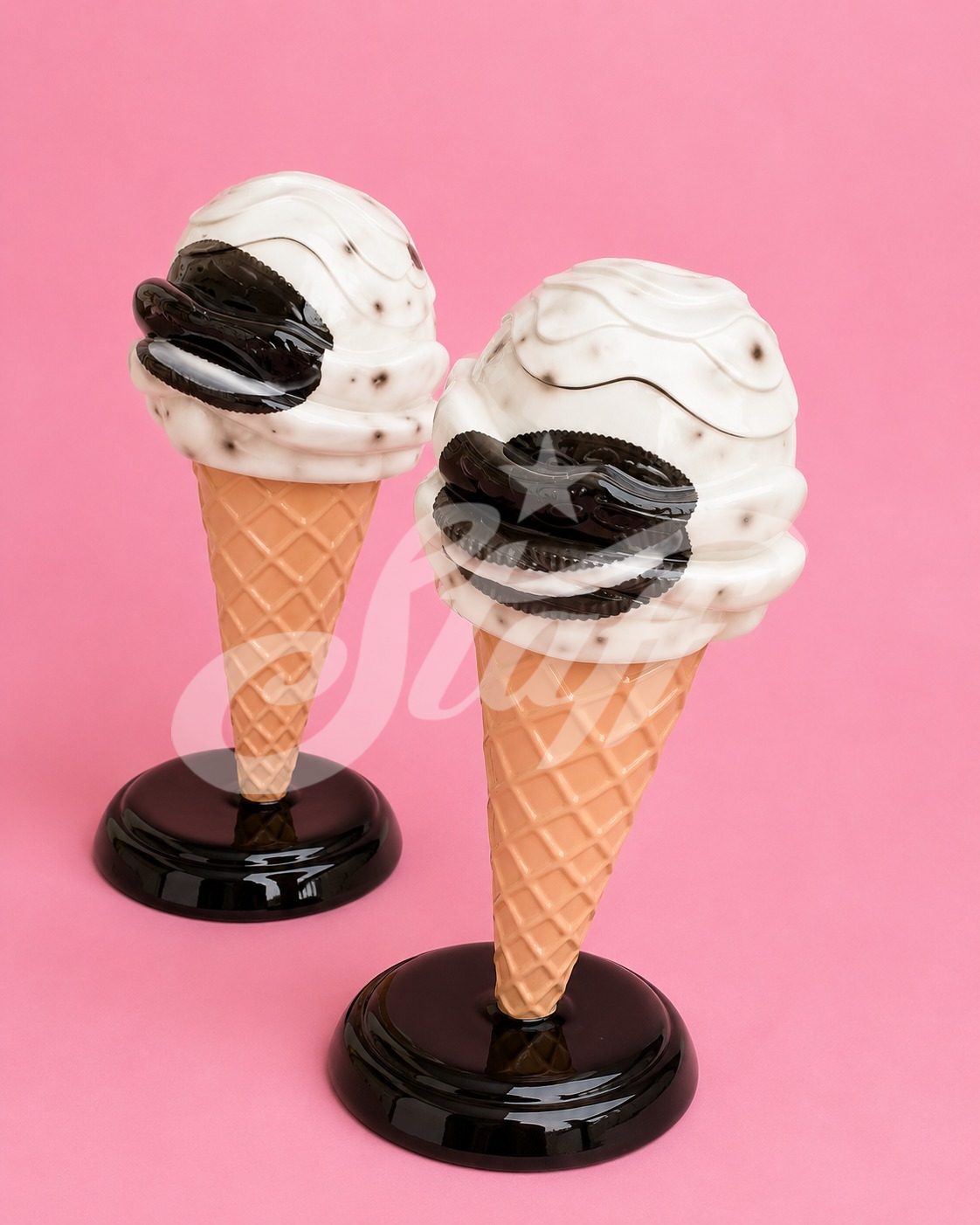 Conos de Helado Decorativos Vintage