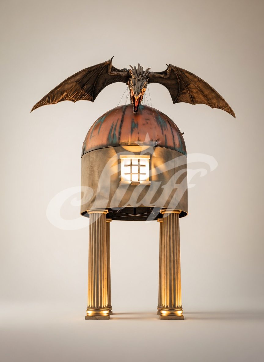 Cúpula Clásica con Dragón Posado