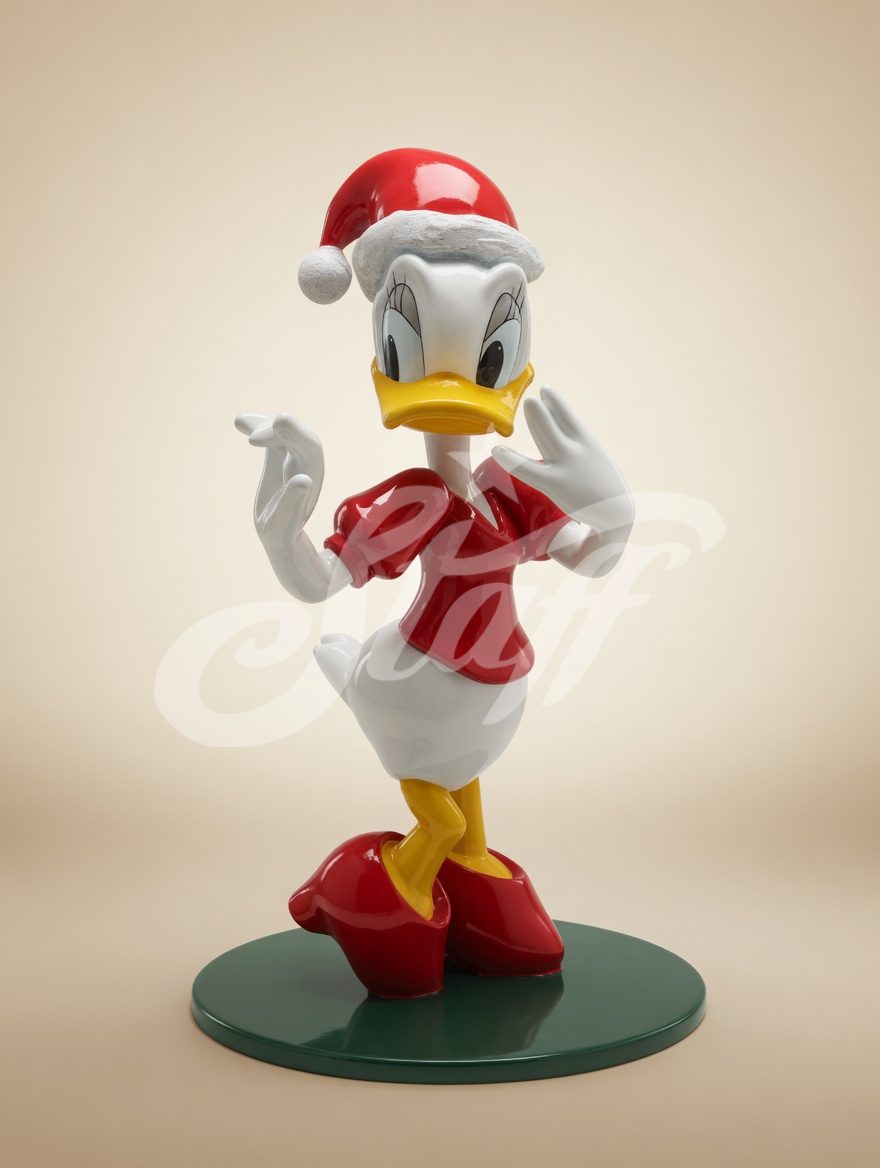 Donald Duck Navideño con Santa