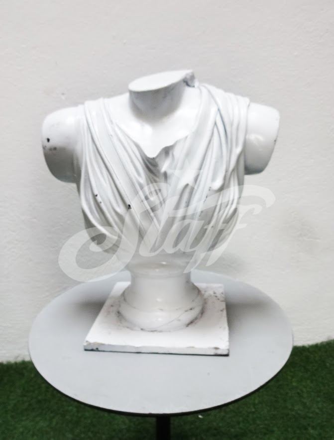 Busto Clásico Drapado Blanco
