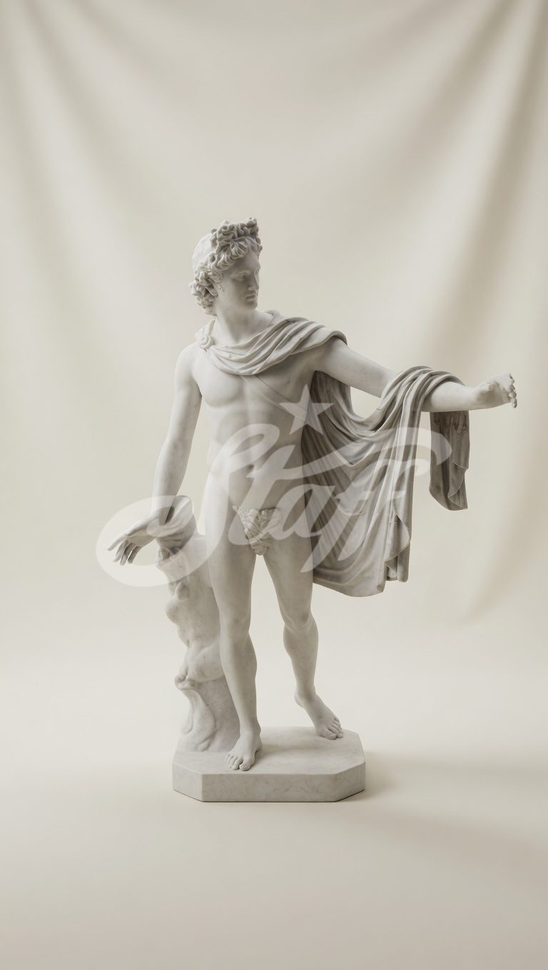 Estatua Clásica Masculina Grecorromana