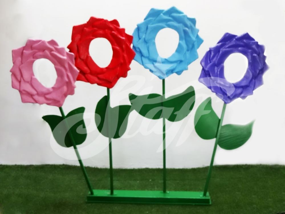 Flores Coloridas Alicia País Maravillas
