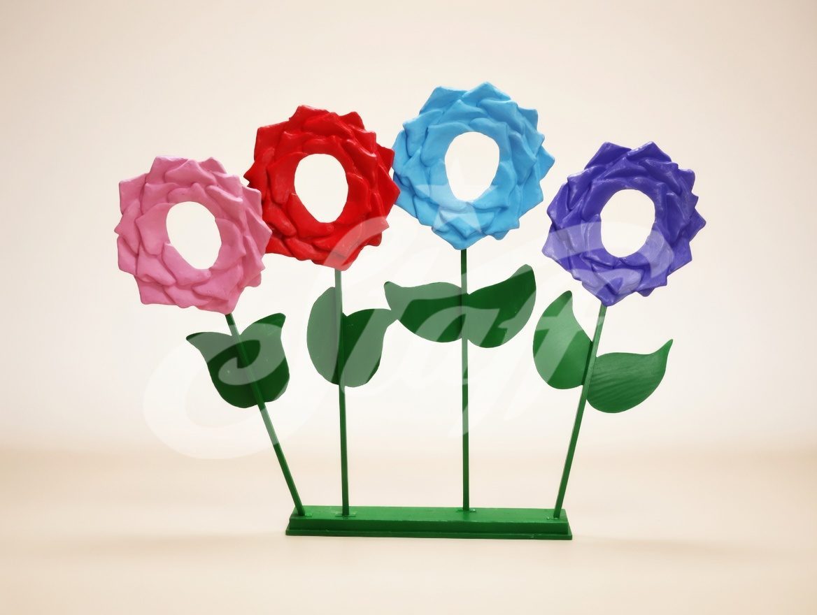 Flores Coloridas Alicia País Maravillas